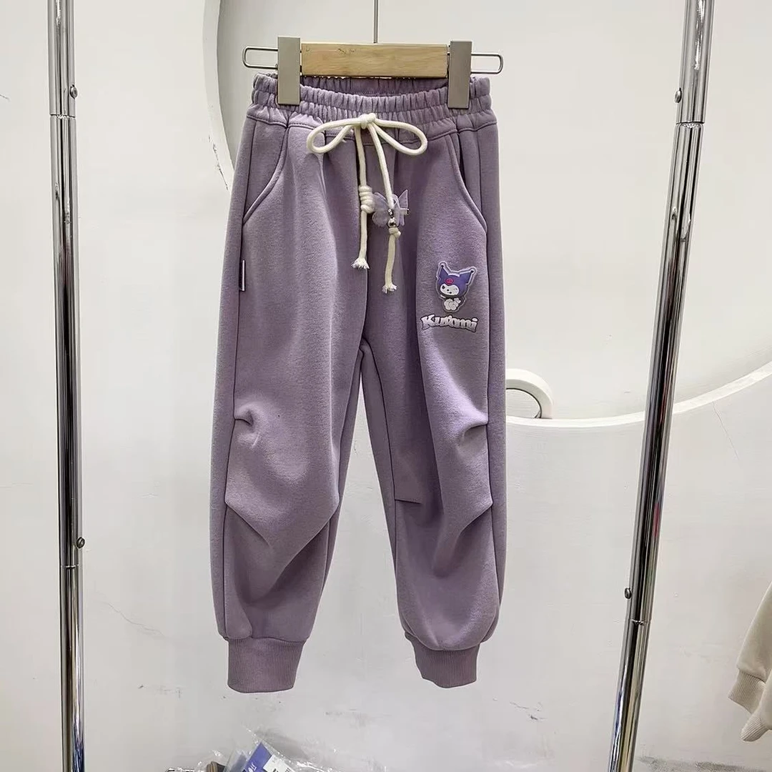 【一体绒】儿童秋冬加绒运动裤24262