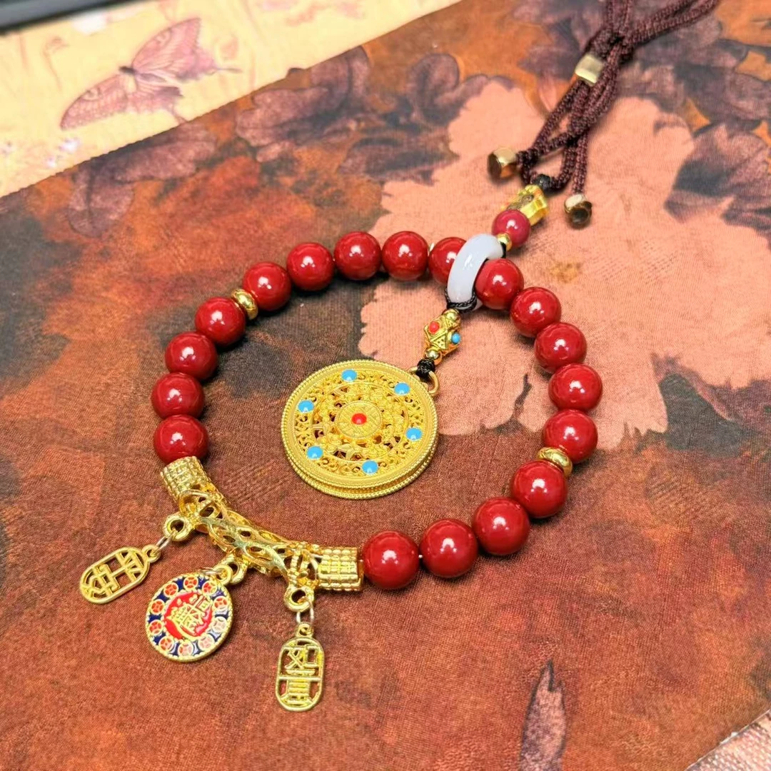 含辰砂工艺品S1652-辰砂车挂件