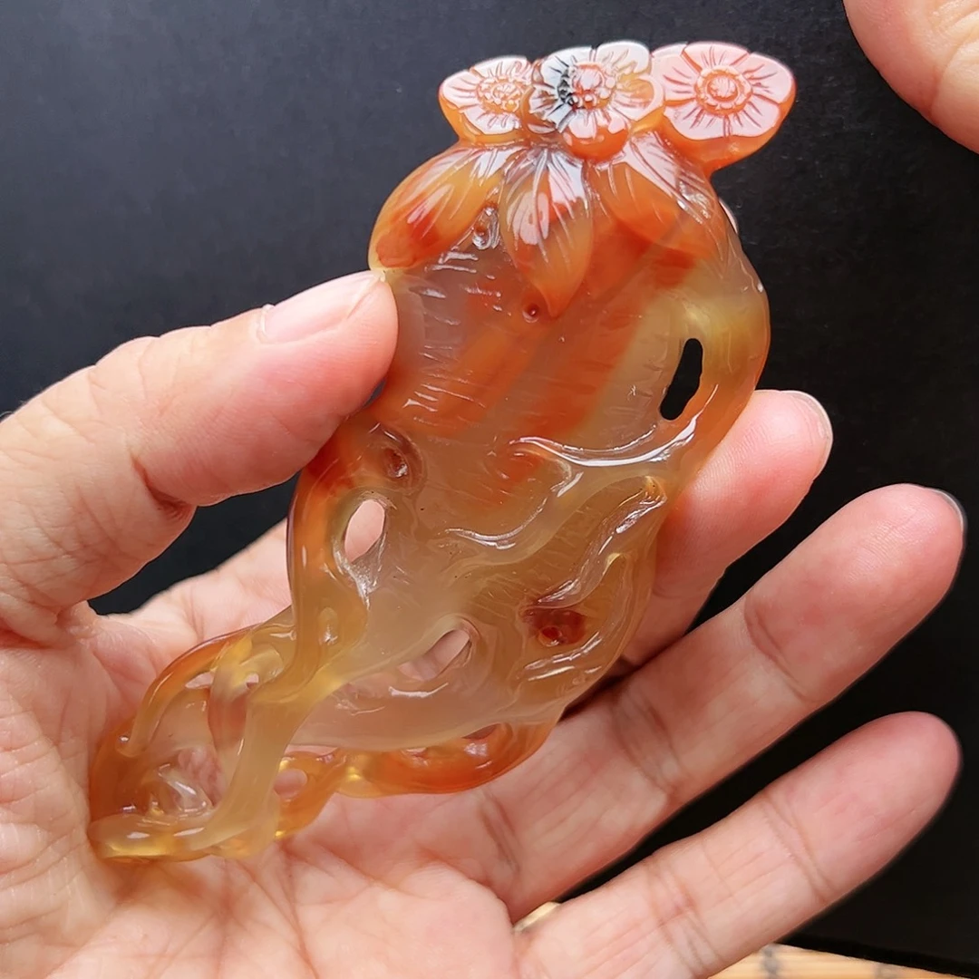 未镶嵌玛瑙/玉髓珠宝半成品