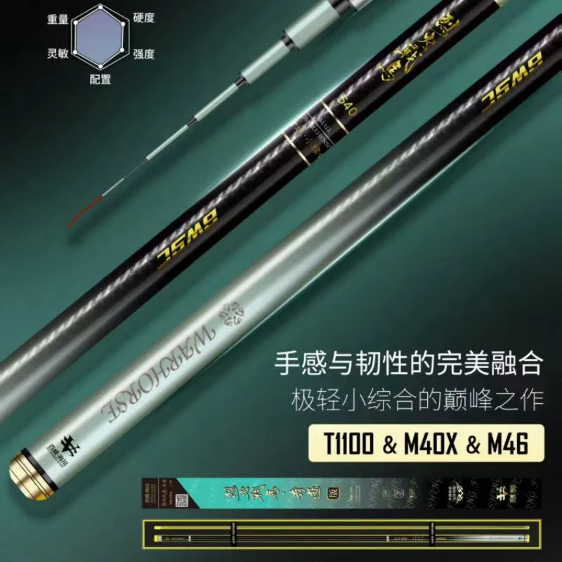 烈火战马奇迹小综合新品鱼竿黑坑竿台钓竿超轻超硬碳素鱼竿罗非竿