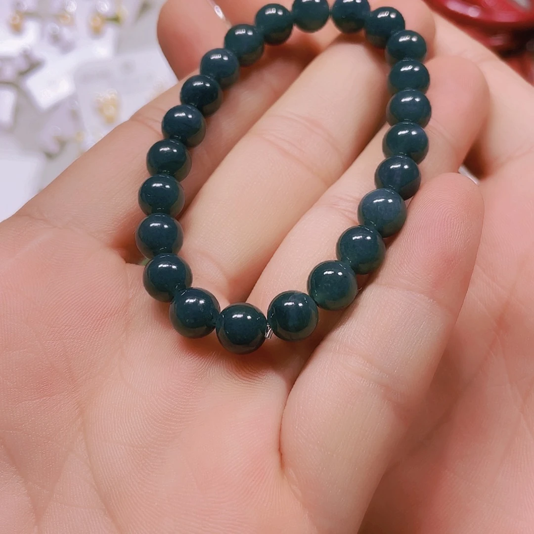 翡翠手链未镶嵌蓝水