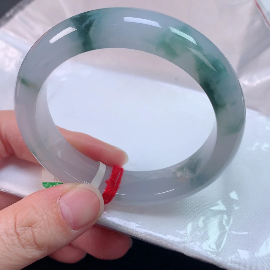 未镶嵌手镯翡翠缅甸天然翡翠手镯53