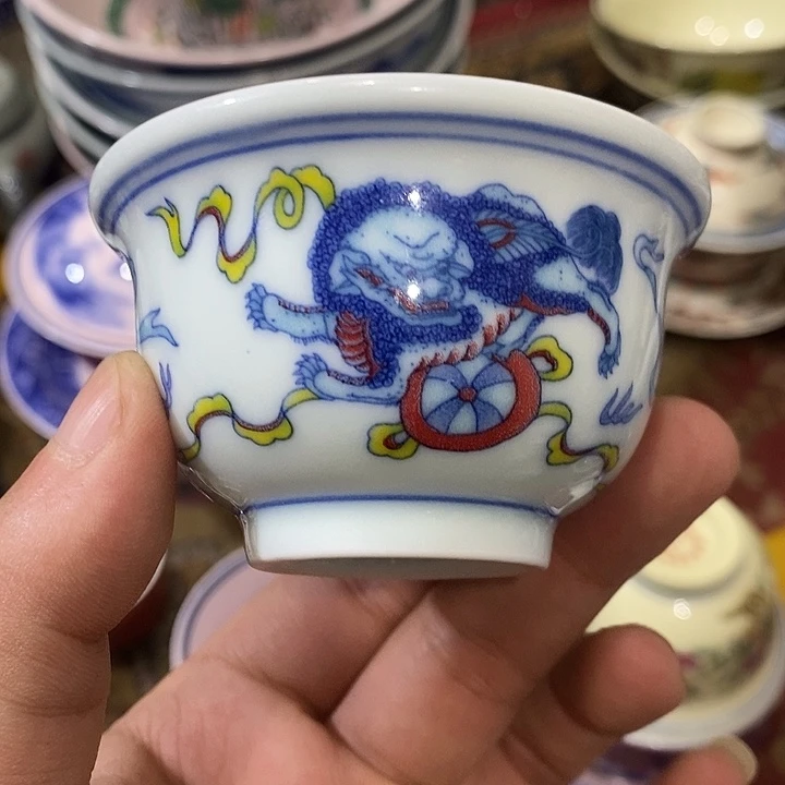 摆件景德镇陶瓷主人杯14556