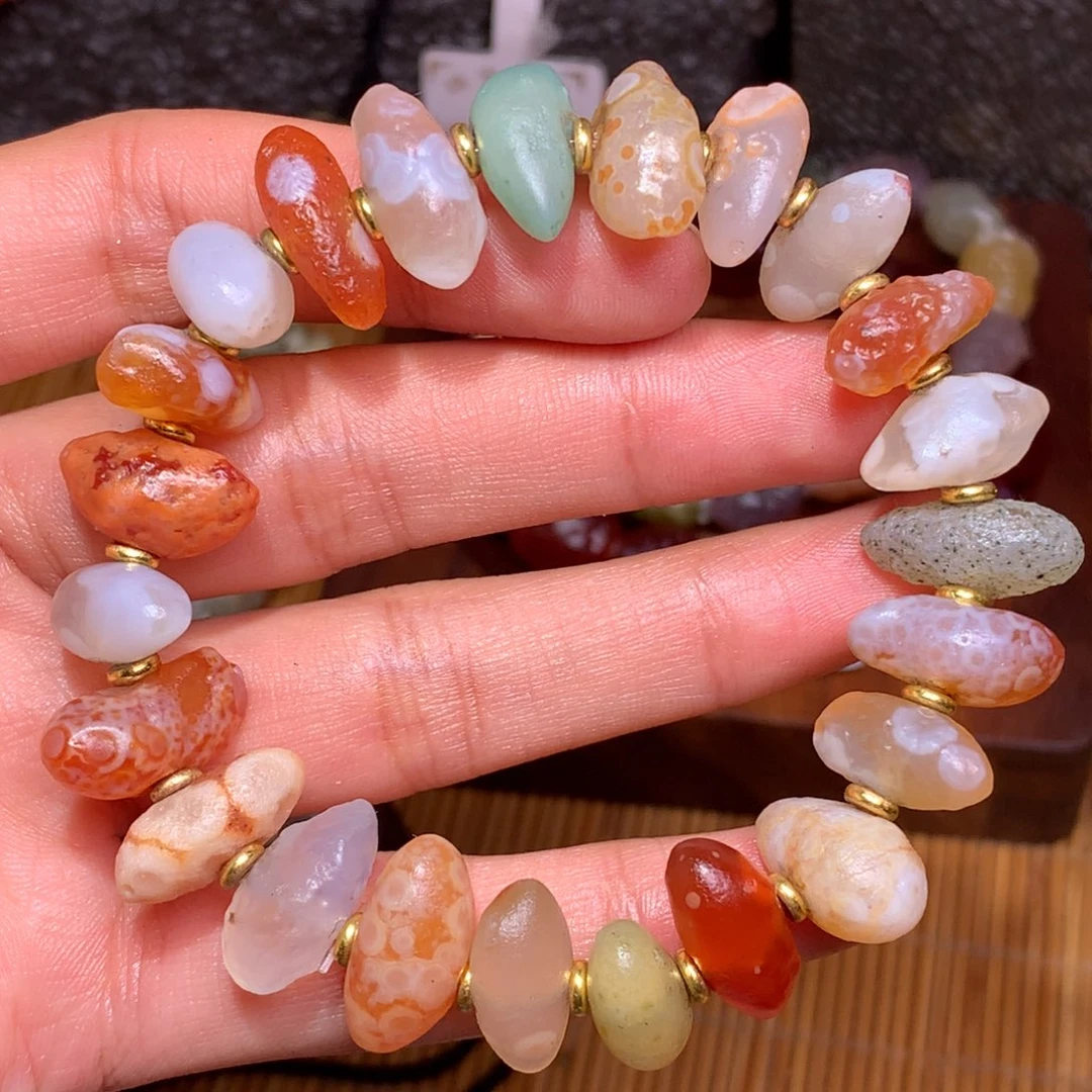 未镶嵌玛瑙/玉髓珠宝半成品