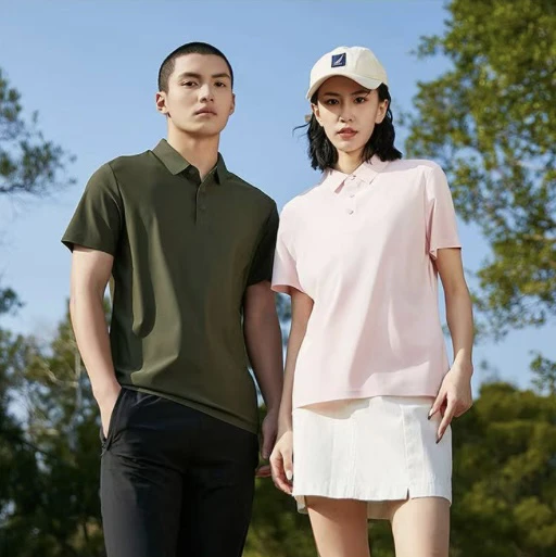 1199#动感珠地无痕翻领polo衫短袖