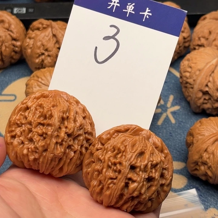 吊坠文玩核桃河*！楼子 42全品 3