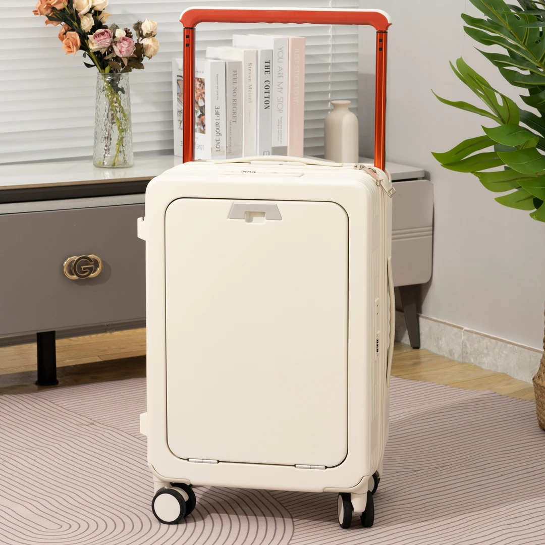 森旅【明星同款】前开口新款行李箱大容量登机行李箱男女同款旅行箱