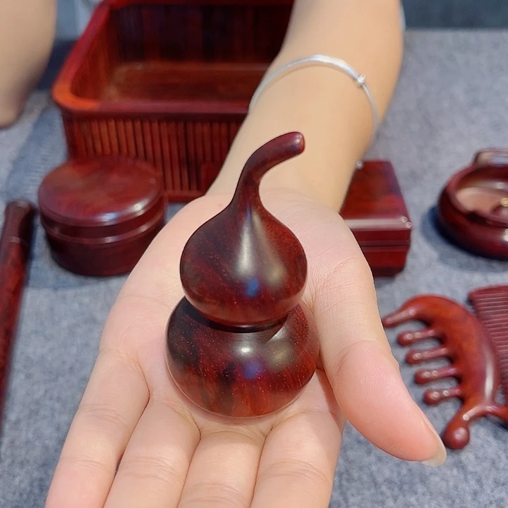 檀香紫檀（小叶紫檀）把把壶