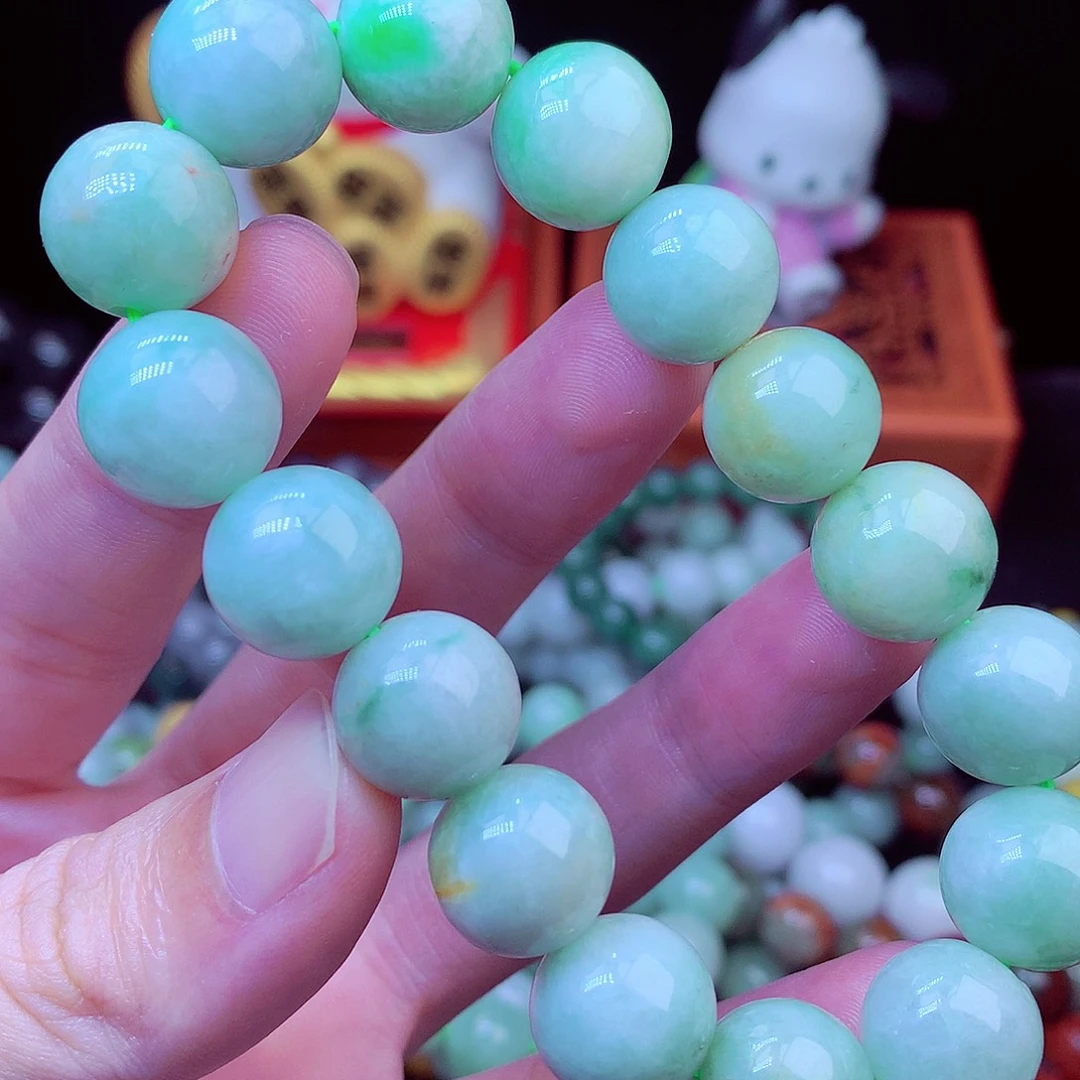 翡翠未镶嵌毛衣链