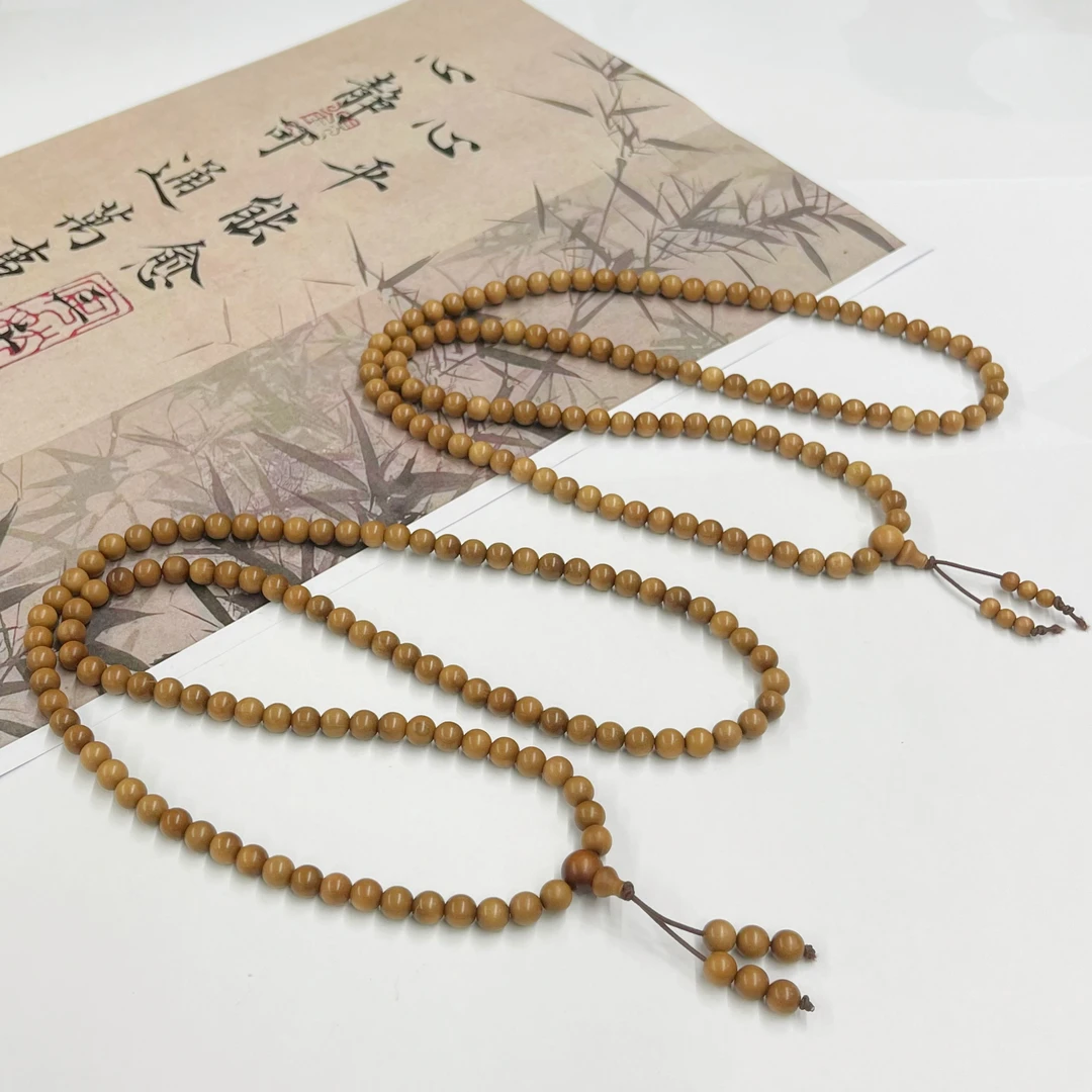 【云上叙】老山檀多圈手串-多样性发一件-5.5mm V25776-M（甄选）