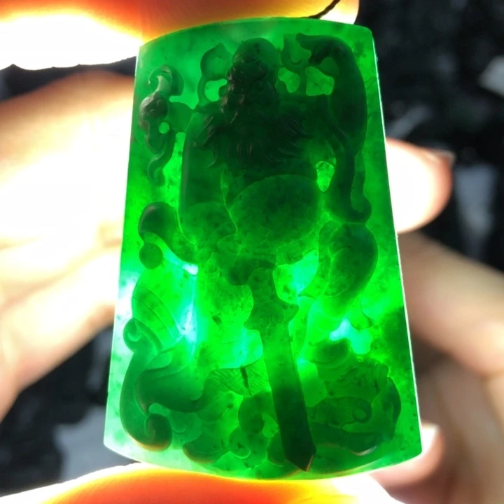 定制翡翠未镶嵌钟馗