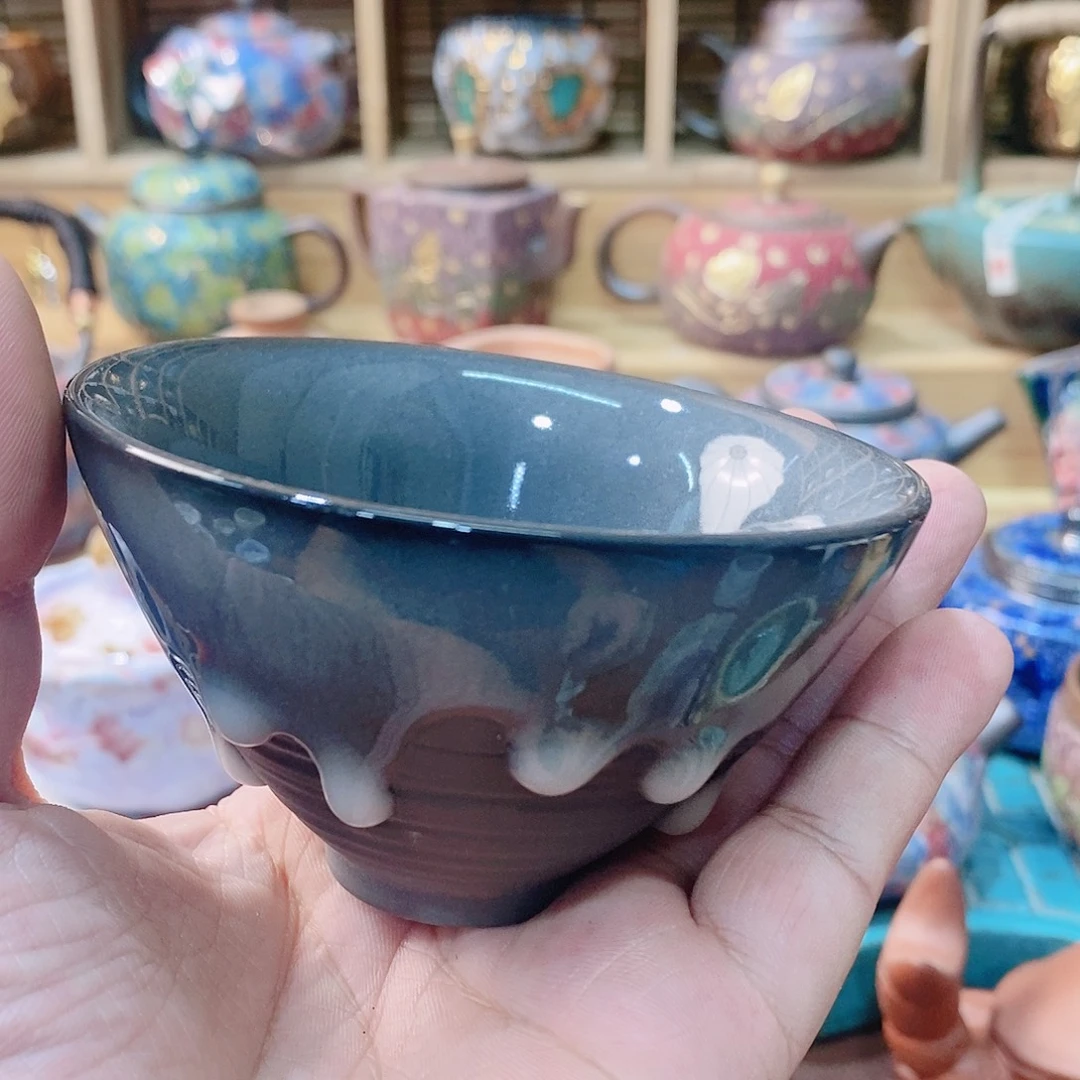 粗陶志柴烧茶器一