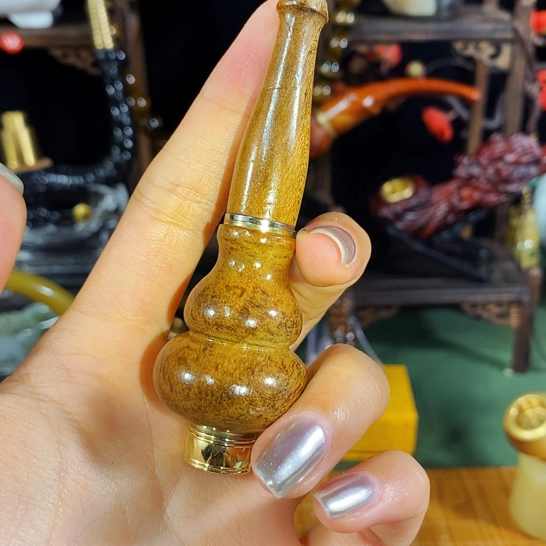 高端定制金丝楠烟嘴