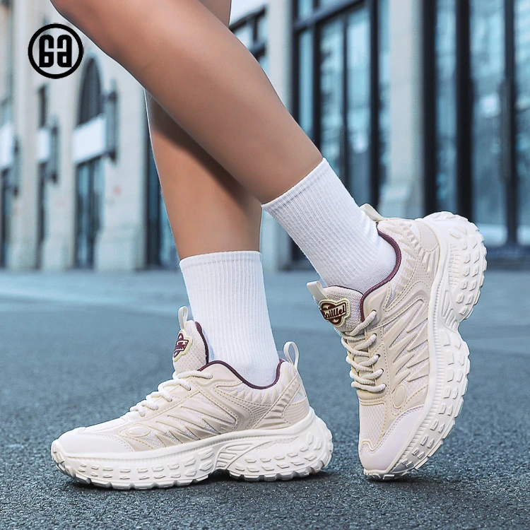 百威夏季情侣老爹鞋网面透气休闲户外运动鞋