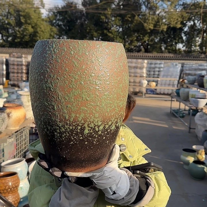 王嫂花盆1227-374高33口23