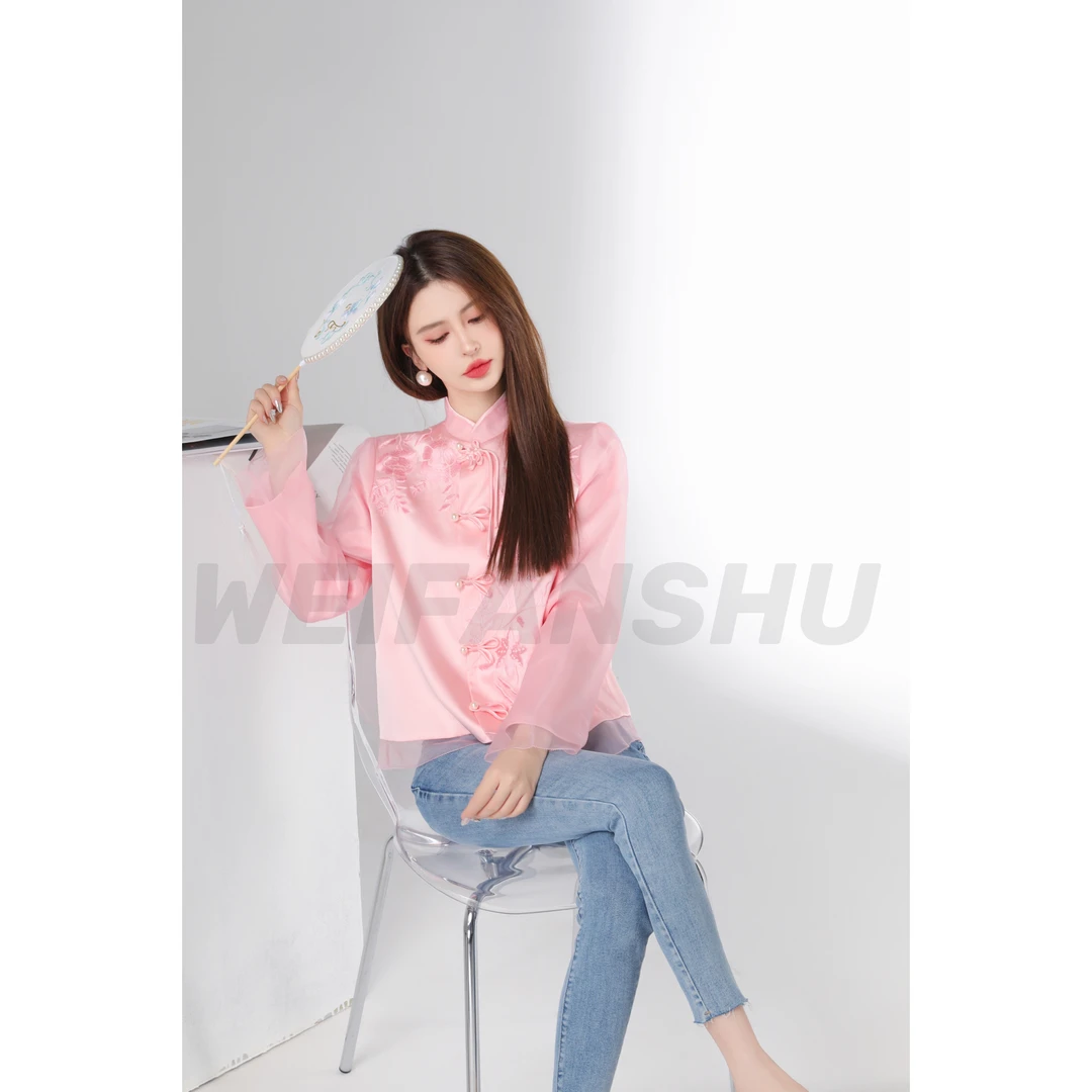 WFS2179-喜上眉梢国风开衫外套