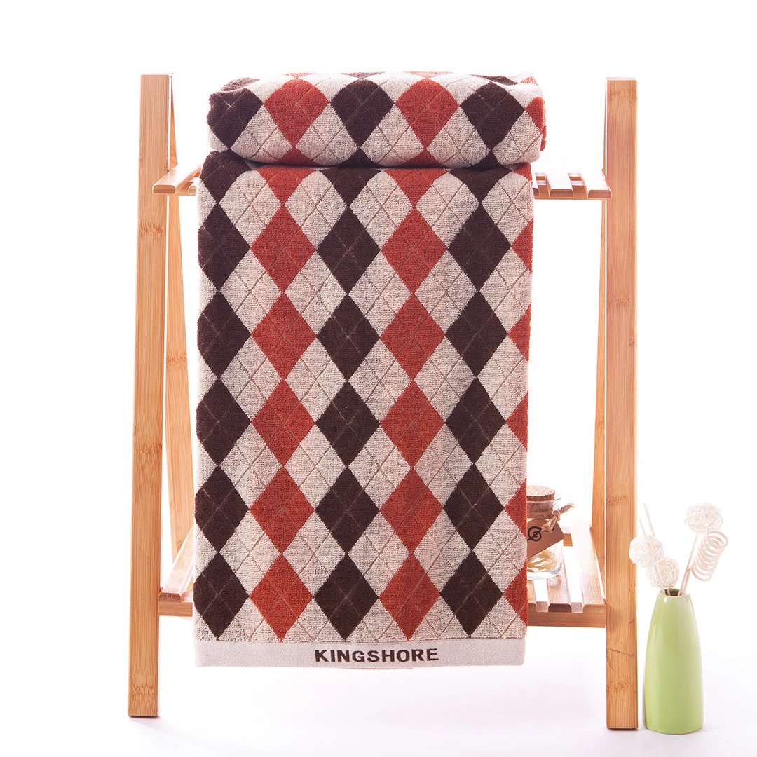 KING SHORE/金号纯棉加厚加长面巾柔软吸水成人家用擦脸巾