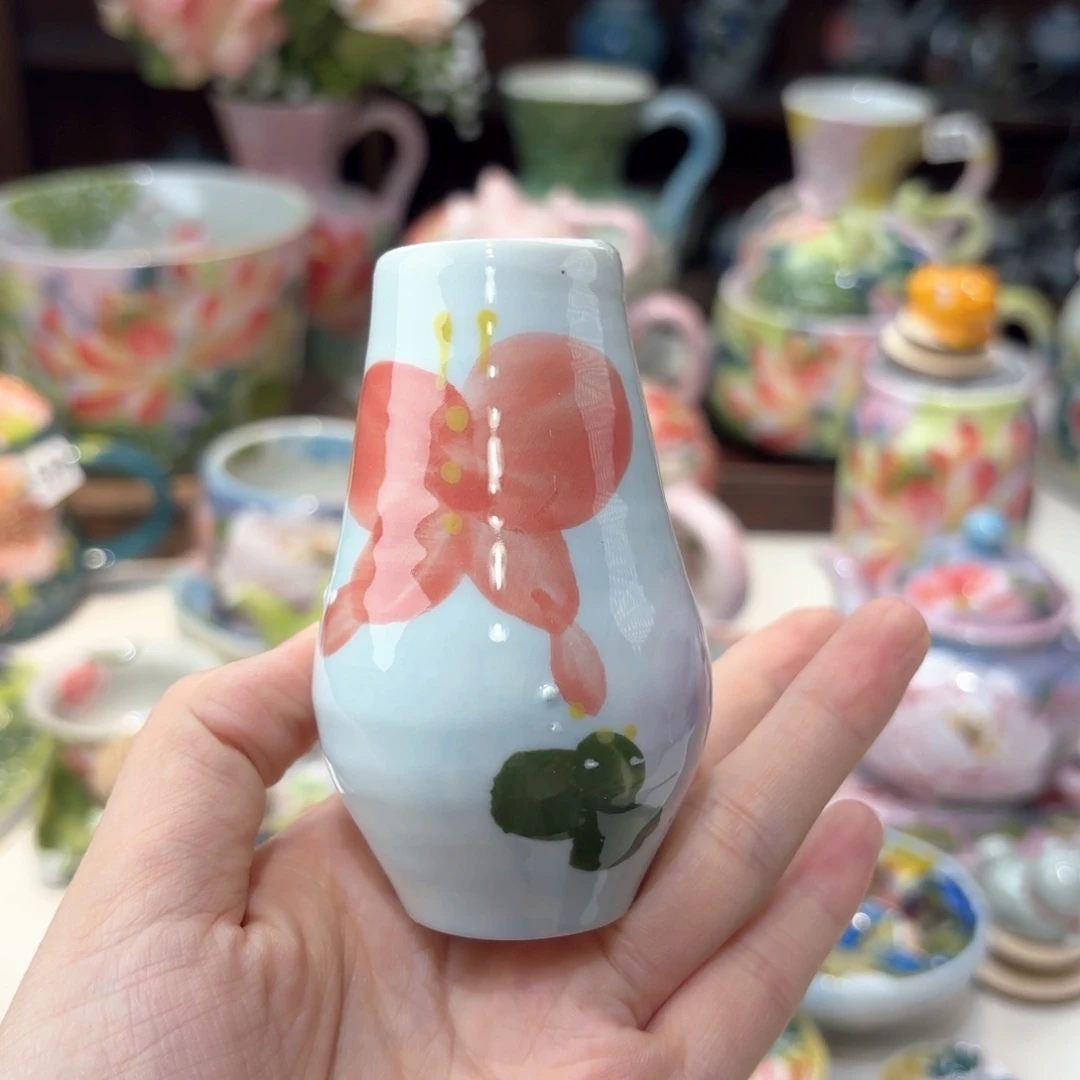 景德镇手绘高温釉下彩陶瓷茶具