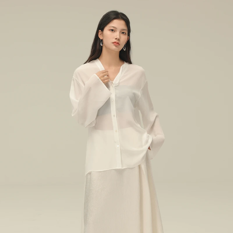 【直播专享浮力】黑标BAIZHUO百着梭织H型衬衫AZ42XS731