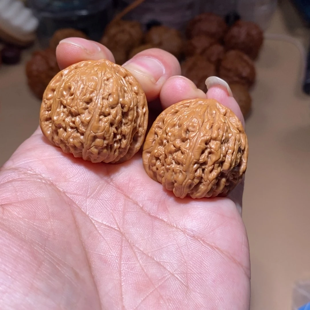 文玩核桃把件•*•全品无修34尺A级红玛瑙