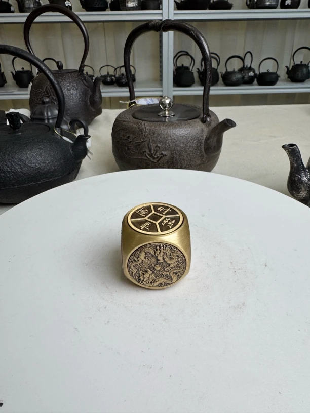 好运骰子纯铜压手感十足