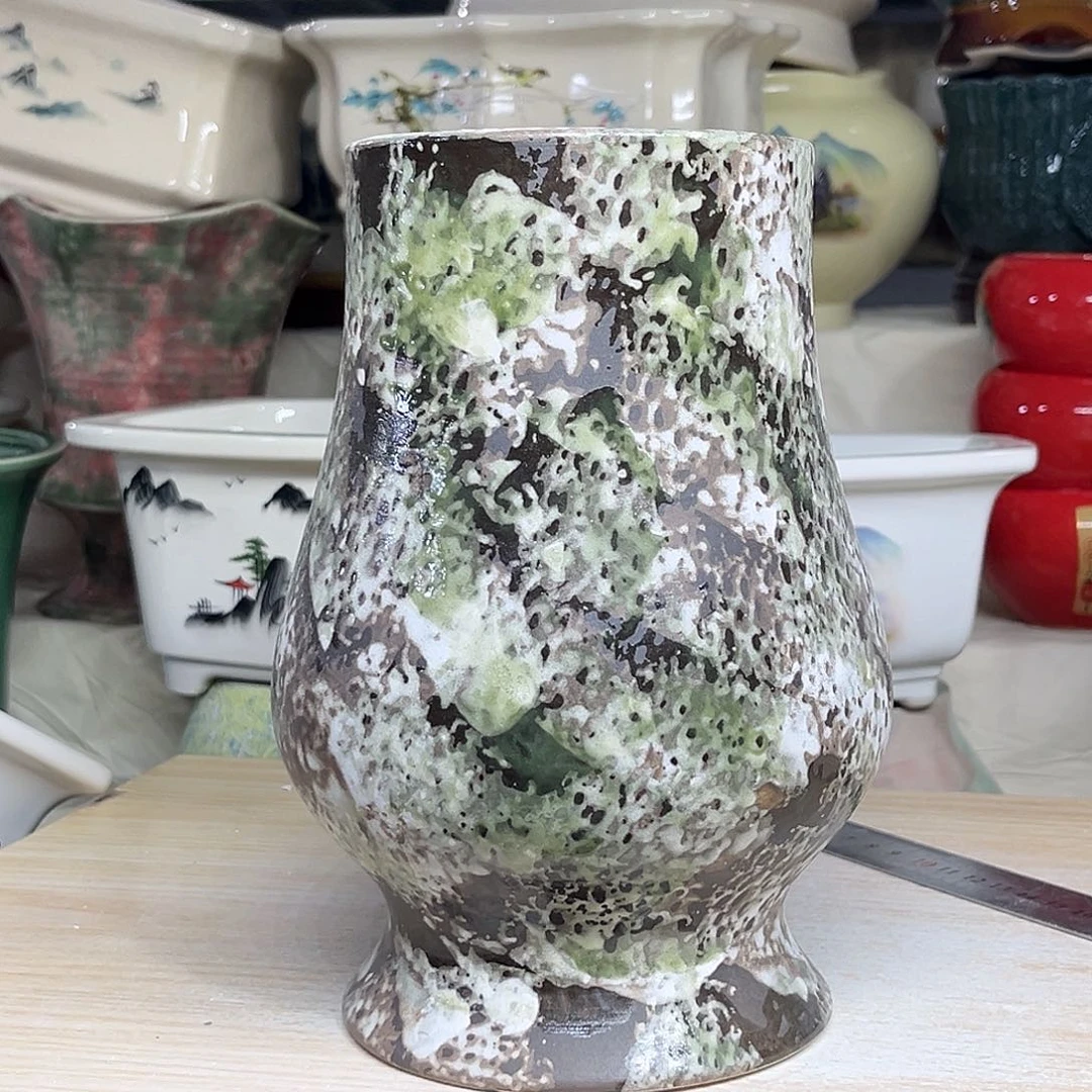 陶瓷绿植多肉微瑕花盆外口径：9*20