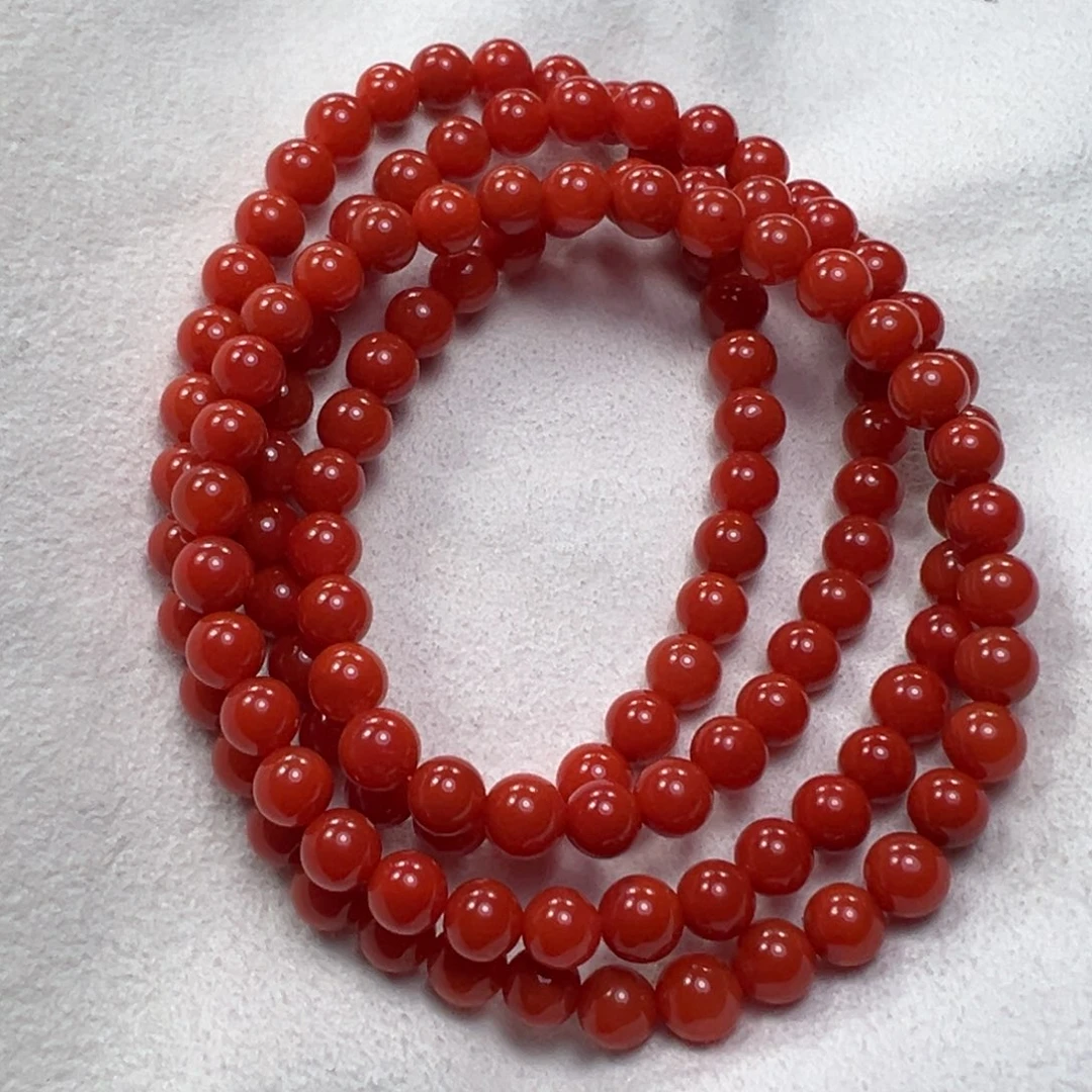 南红玛瑙未镶嵌手串