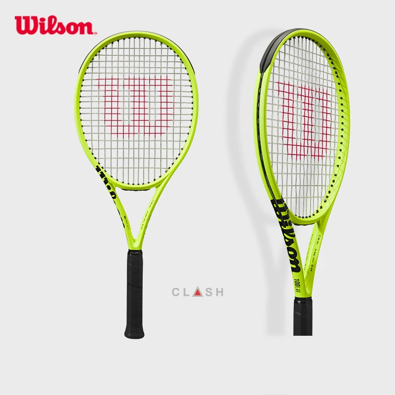 【限量尖货】Wilson CLASH V2 100 280g 专业全碳素荧光黄网球拍