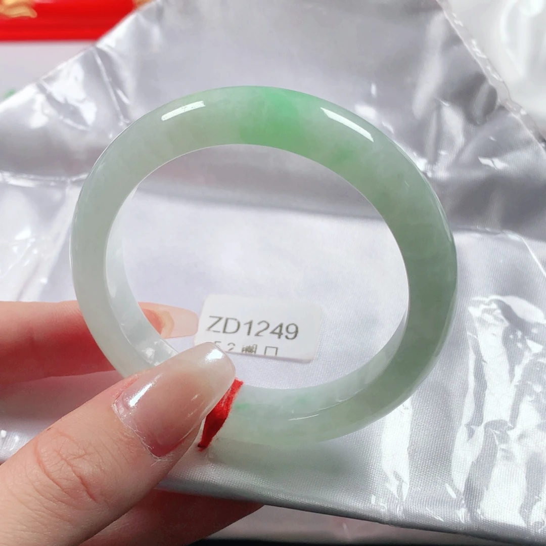 未镶嵌手镯翡翠天然翡翠手镯zd1249