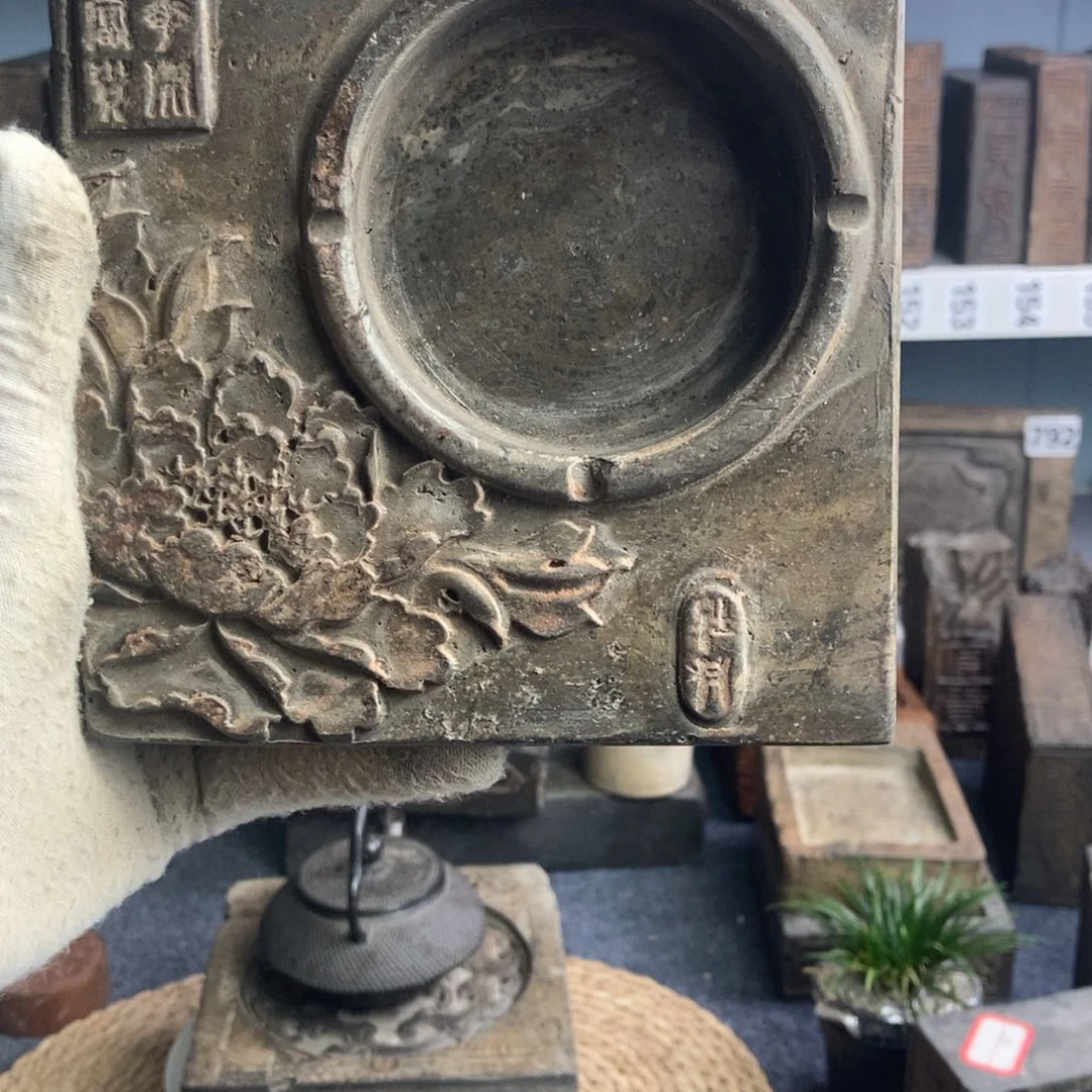 绿**踪古砖雕刻工艺品