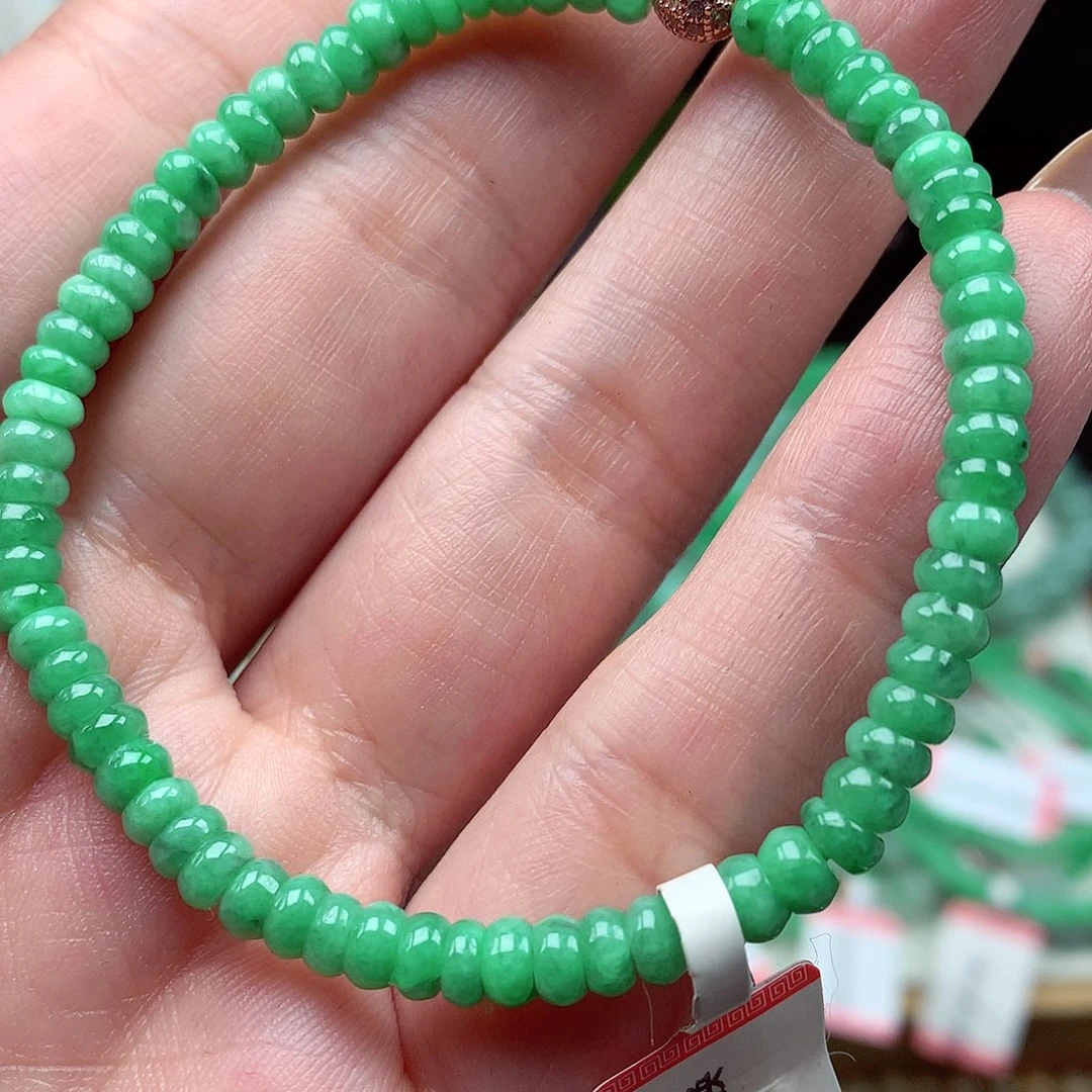 翡翠未镶嵌毛衣链