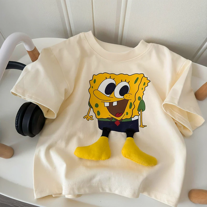 男童短袖T恤夏装新款儿童夏季纯棉T恤男孩子夏款百搭上衣韩版潮