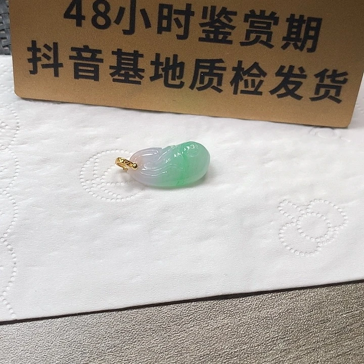 颈饰未镶嵌翡翠钱袋