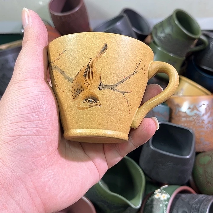 茶杯紫砂全手工紫砂主人杯