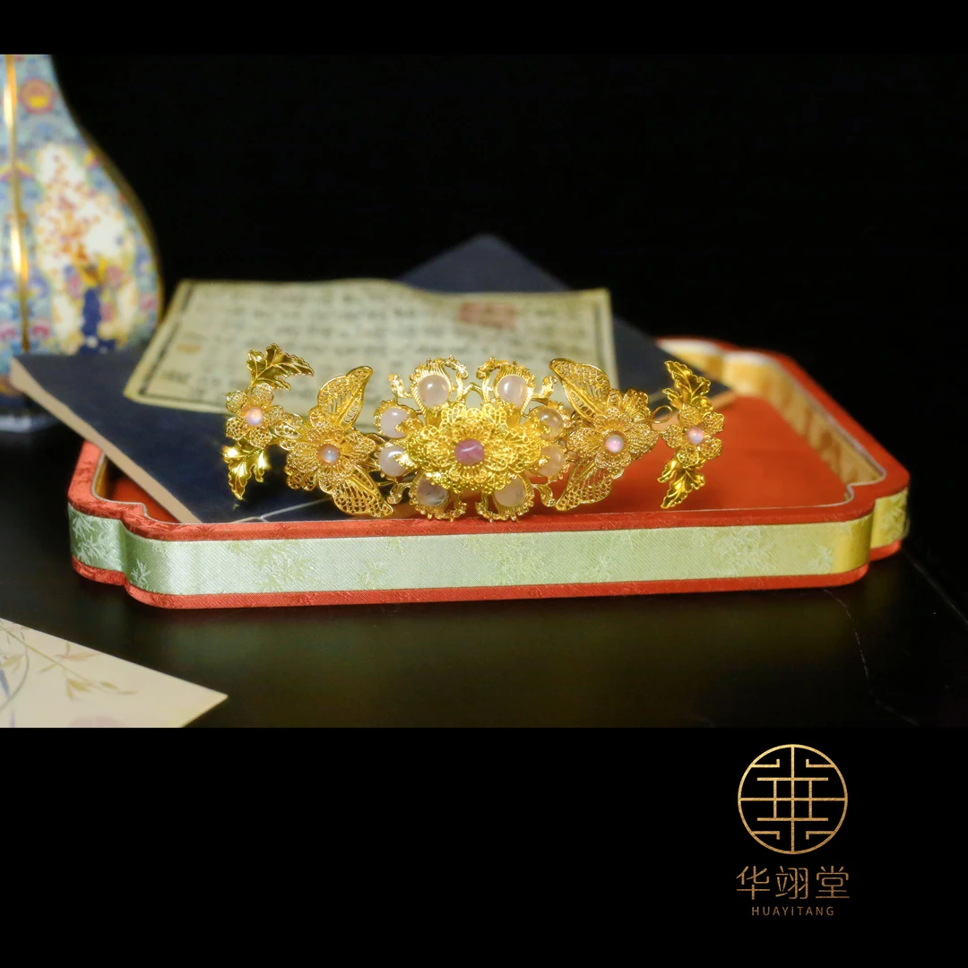 铜合金婚庆饰品 华翊堂原创设计超值福利冠手工