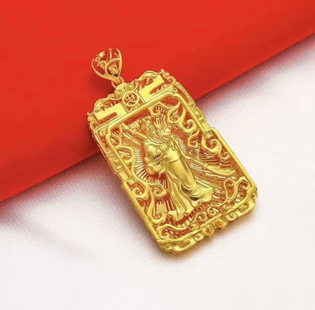 合金吊坠 【关公吊坠】时尚百搭霸气男士男款