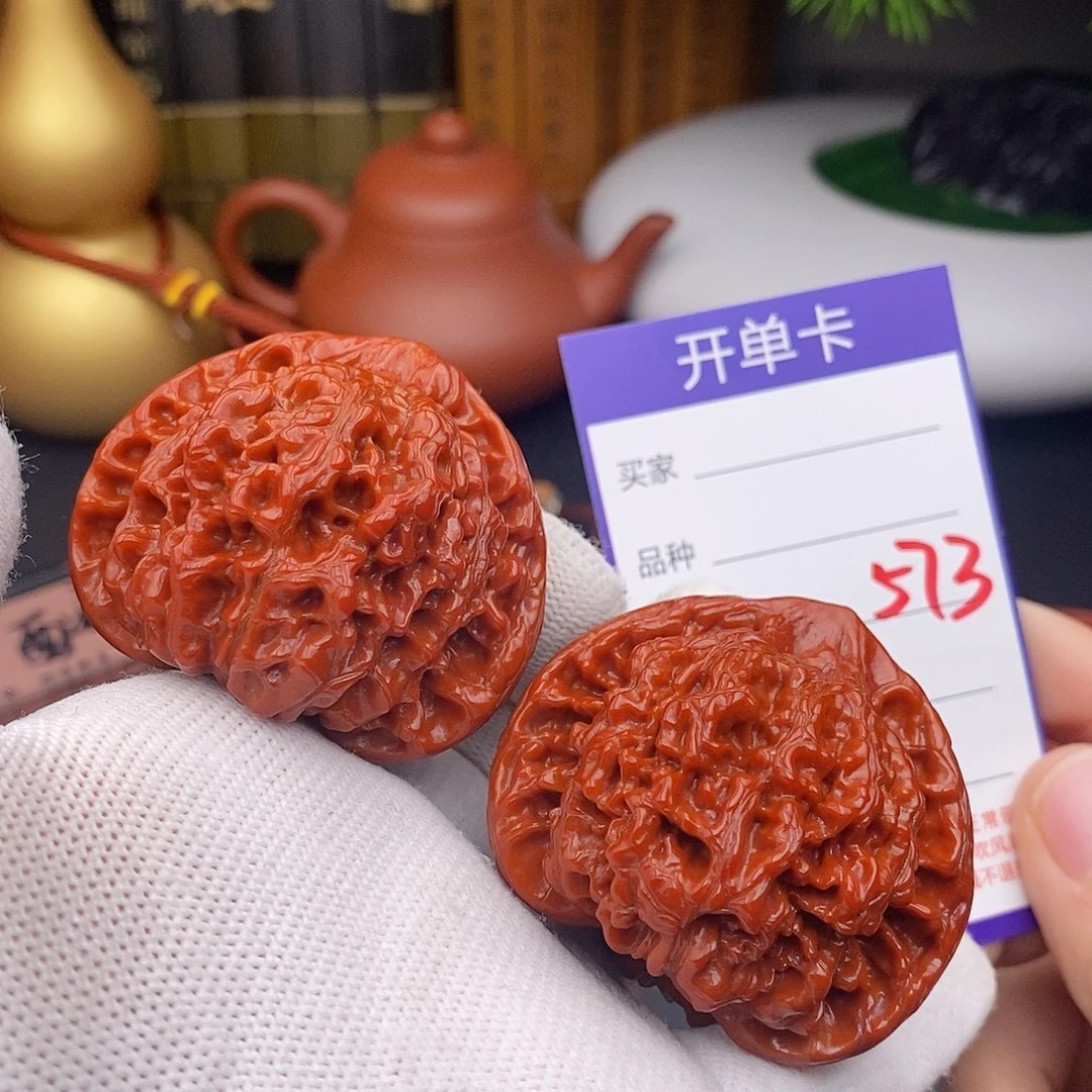 文玩核桃把件51官帽