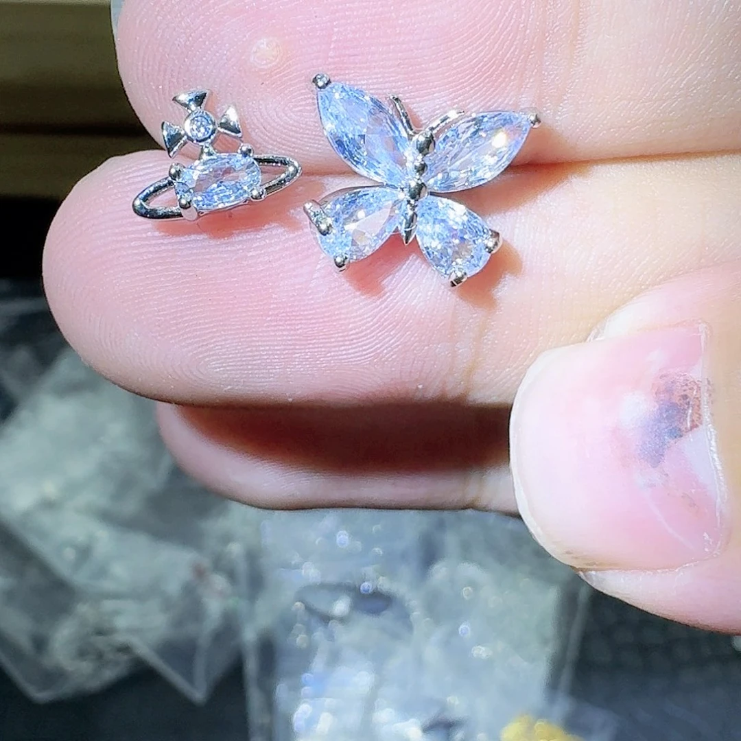 托帕石戒指银S925镶嵌