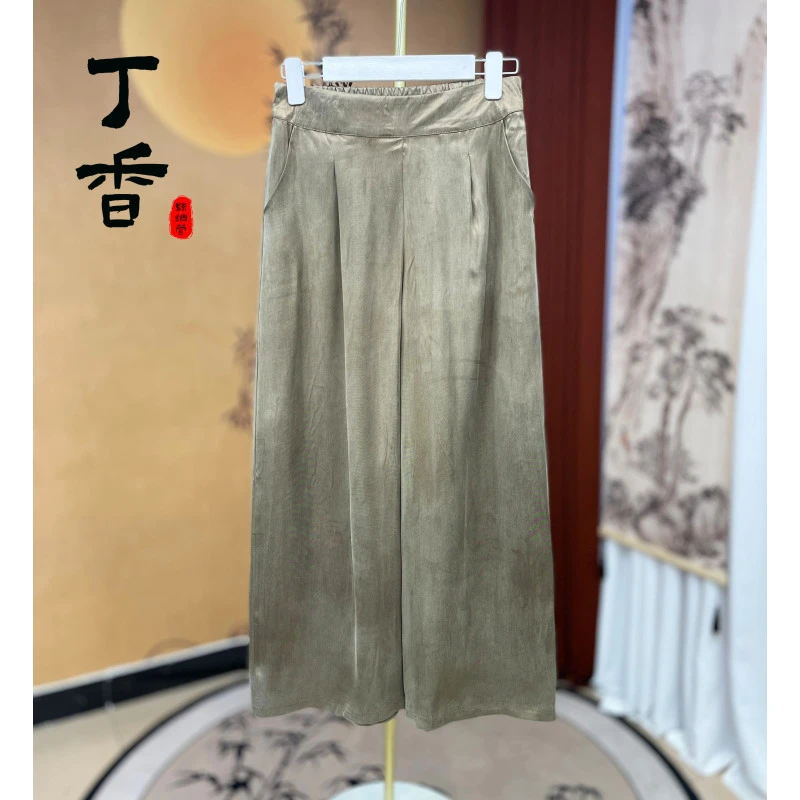 038精品富太太高端新款重锻潮流百搭雾面裤子