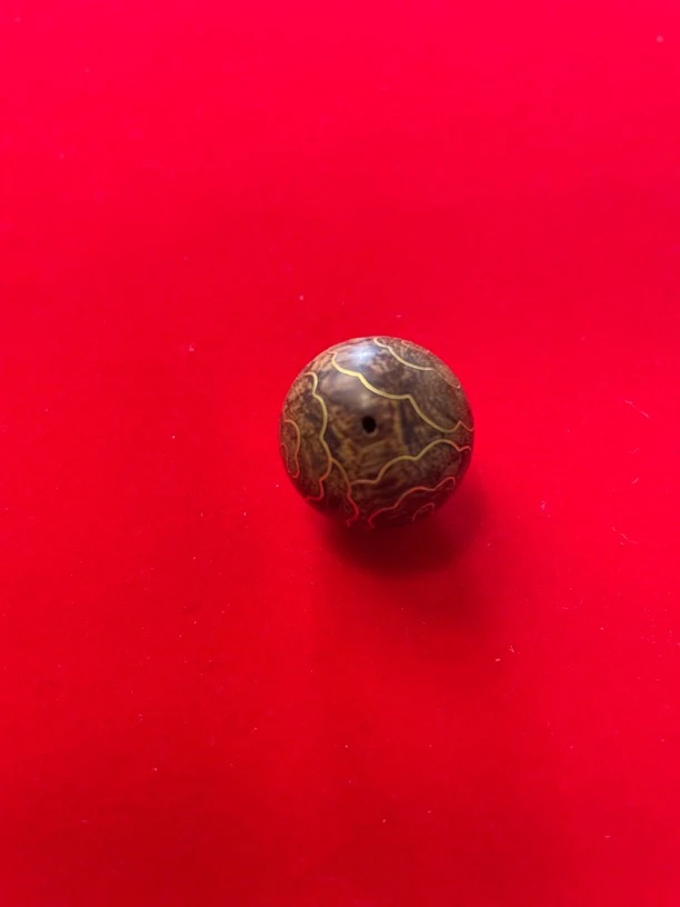 沉香吊坠镶嵌祥云珠2.0  送链子
