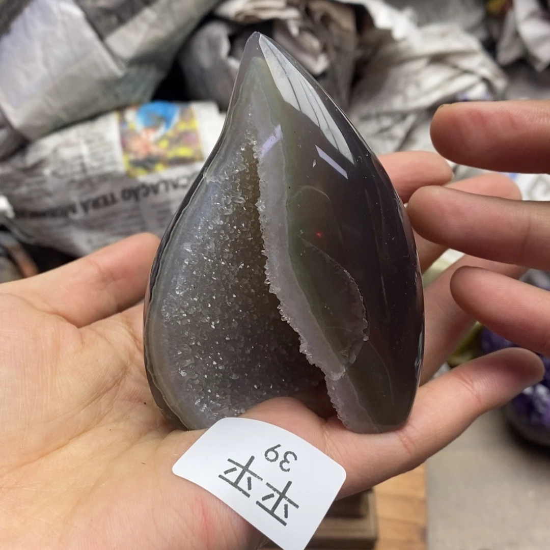 水晶未镶嵌珠宝半成品