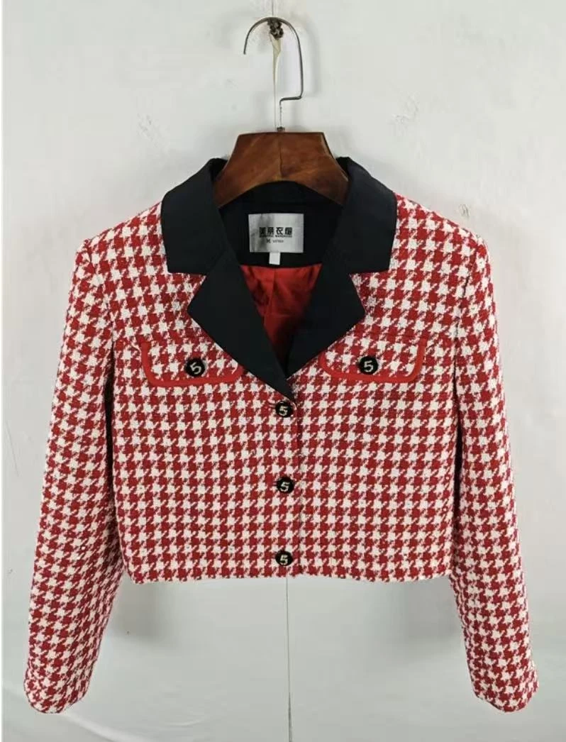 【井施】309 时尚气质休闲小香风外套