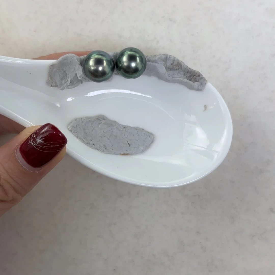 定制海水珍珠裸珠未镶嵌10-11mm大溪地对珠