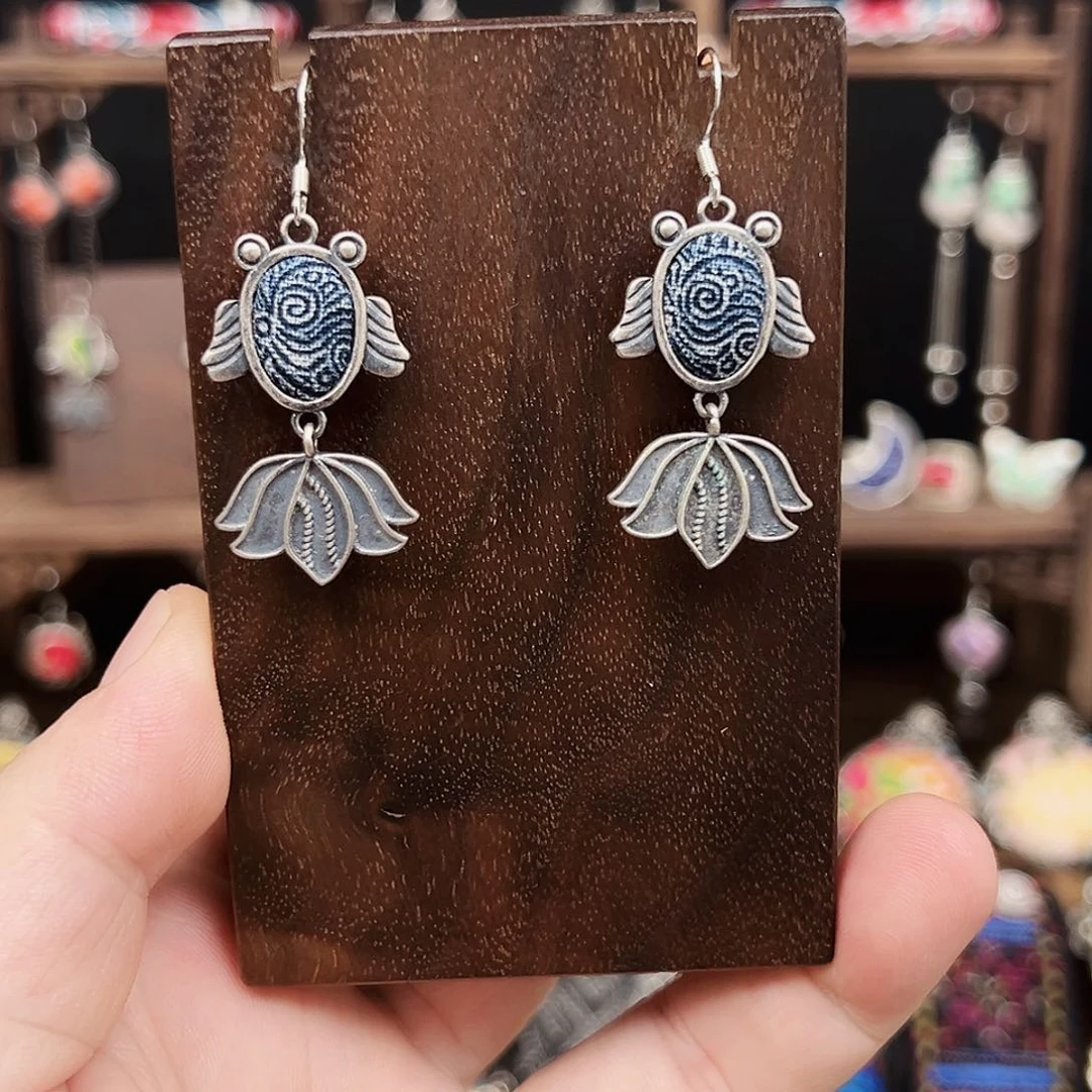 黄铜925银布艺手工