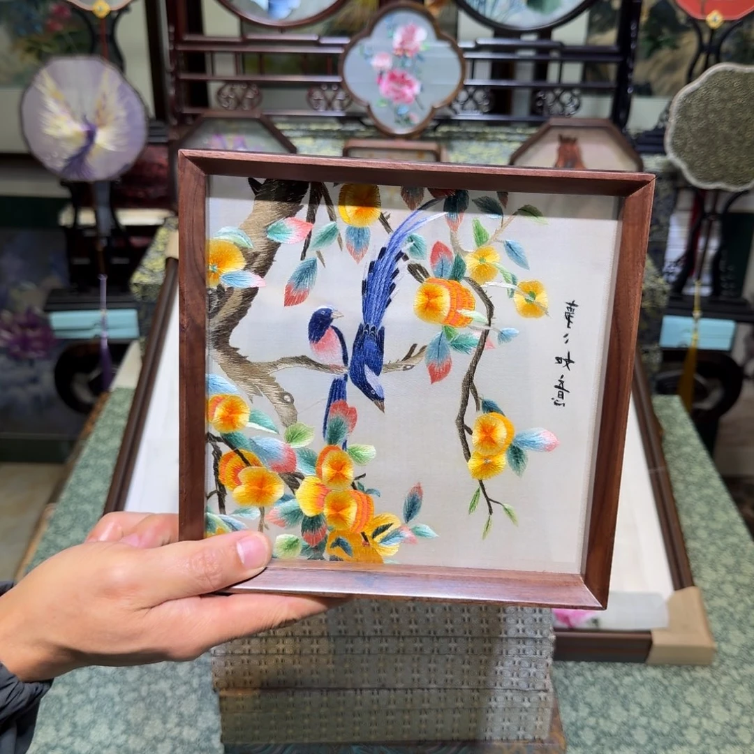 刺绣手工苏绣工艺制作技艺精湛