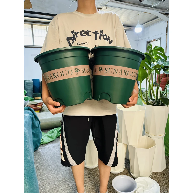 （2个带托盘）30加仑花盆>口径29厘米高26厘米