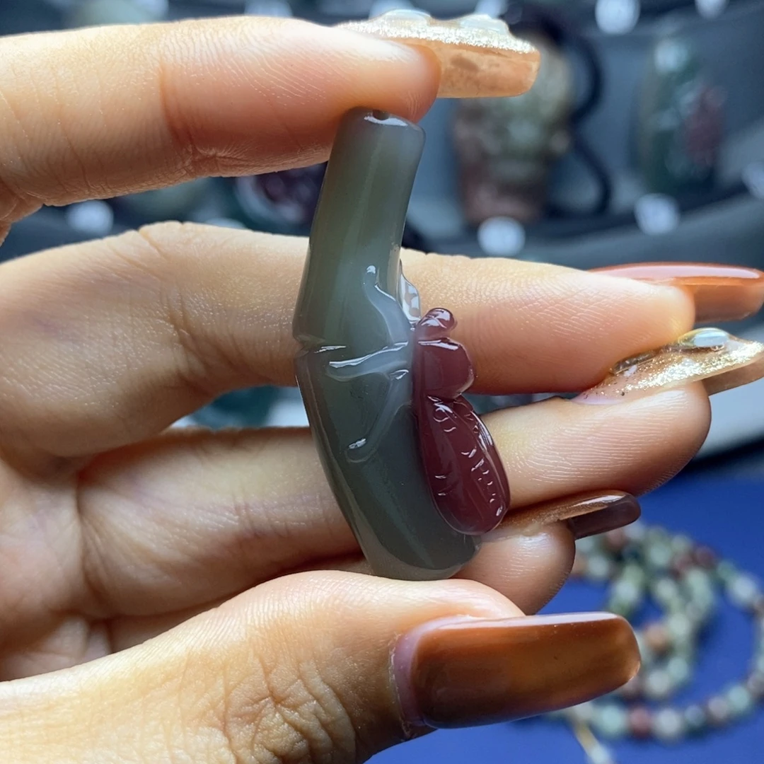 玛瑙/玉髓未镶嵌吊坠(不含链)