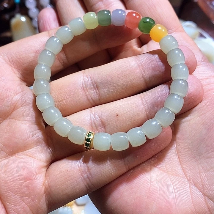 月***光手链未镶嵌和田玉