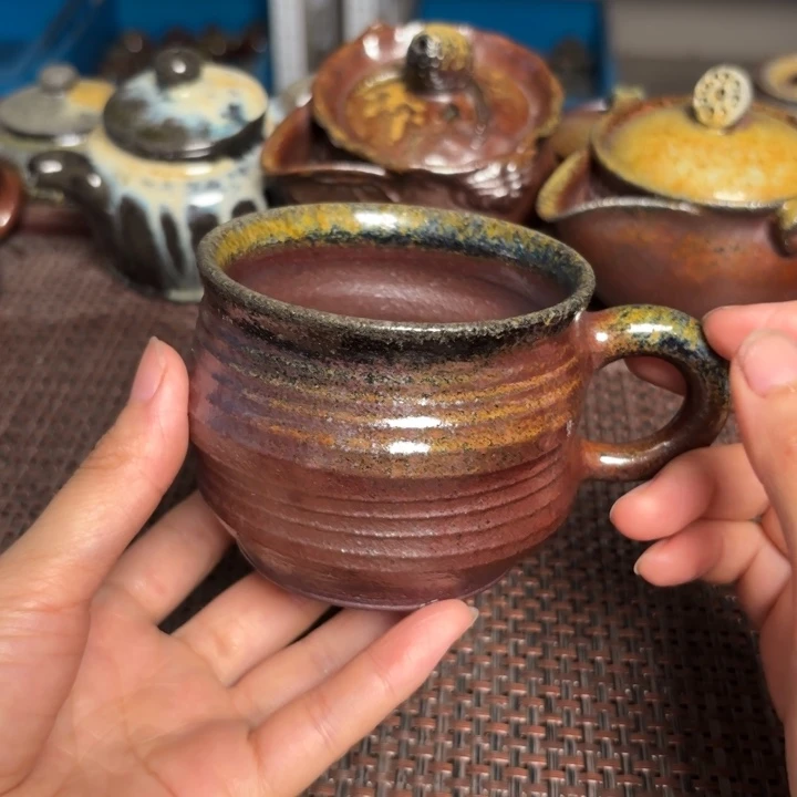 茶杯紫砂养彩马克