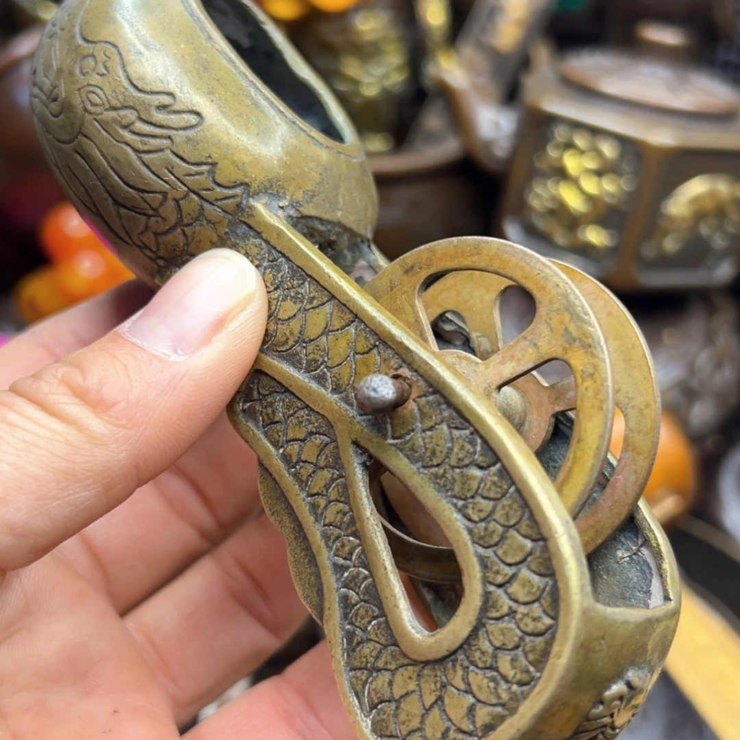 铜摆件欢迎欢迎你